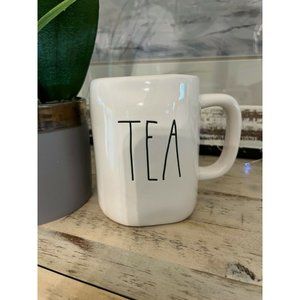 Rae Dunn “TEA” Coffee Tea Mug Artisan Collection By Magenta White NEW
